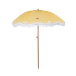Grand parasol polyester 210x180cm jaune