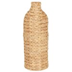 Grand vase en jacinthe d'eau tress�e h50