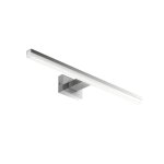 Grande applique salle de bain mtal chrome
