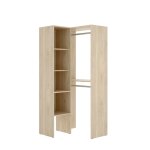 Grande armoire effet bois beige 79x88 cm Grande armoire effet bois beige 79x88 cm