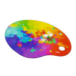 Grande planche en verre multicolore verre tremp 40 x 32 x 1 cm