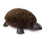 Gratte - pied fonte en fonte - bois marron