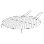 Grille de barbecue ronde en métal d51, 5cm Grille de barbecue ronde en métal d51, 5cm