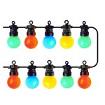 Guirlande d'exterieur led multicolore lucas 300cm Guirlande d'exterieur led multicolore lucas 300cm