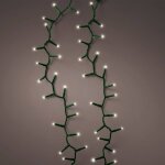 Guirlande lumineuse pour sapin de nol 1000 led blanc chaud, l 2250 cm