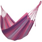 Hamac l en coton rose