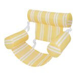 Hamac gonflable pvc jaune