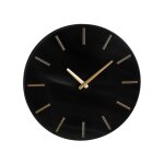 Horloge en aluminium noir d35, 5