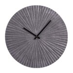 Horloge en mtal soleil 45 cm argent en aluminium