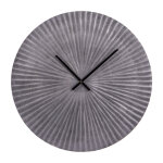Horloge en mtal soleil 59 cm argent en aluminium