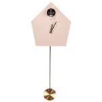 Horloge murale 24 cm rose