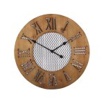 Horloge murale 60 cm bois de sapin marron Horloge murale 60 cm bois de sapin marron