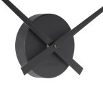 Horloge murale en aluminium noire d41 Horloge murale en aluminium noire d41