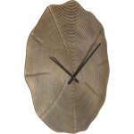 Horloge murale aluminium or