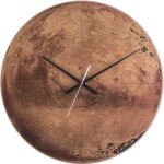 Horloge murale marron verre Ø60cm Horloge murale marron verre Ø60cm