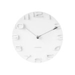 Horloge murale en plastique blanc d42 Horloge murale en plastique blanc d42