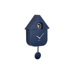 Horloge murale plastique bleu 8. 5x21. 5x41cm