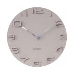 Horloge murale plastique gris �42cm