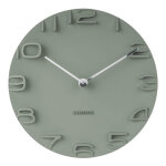 Horloge murale en plastique gris vert d42