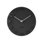 Horloge murale en plastique noir d42