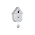 Horloge murale thermoplastique argent 21. 5x8. 5x41cm Horloge murale thermoplastique argent 21. 5x8. 5x41cm