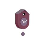 Horloge murale thermoplastique violet foncé 9. 2x17. 5x33. 2cm Horloge murale thermoplastique violet foncé 9. 2x17. 5x33. 2cm