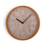 Horloge murale en verre orange Horloge murale en verre orange