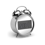 Horloge en plastique argent