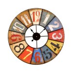 Horloge ronde ajour�e en m�tal 58cm