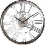 Horloge ronde sans fond mécanisme apparent 45cm Horloge ronde sans fond mécanisme apparent 45cm
