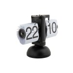 Horloge de table acier blanc 9. 5x21x16. 5cm