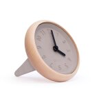 Horloge de table en bois et béton Horloge de table en bois et béton