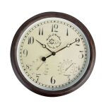 Horloge thermomtre hygromtre 38cm