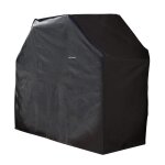 Housse pour barbecue américain en toile noire Housse pour barbecue américain en toile noire
