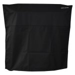 Housse pour barbecue gaz sur chariot en toile noire Housse pour barbecue gaz sur chariot en toile noire