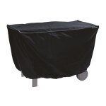 Housse pour barbecue taille m rectangulaire en toile noire Housse pour barbecue taille m rectangulaire en toile noire