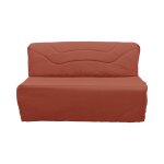 Housse de bz en coton recycl tomette - 140 x 190 cm