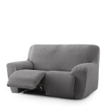 Housse de canapé 2 places relax extensible gris foncé 150 - 200 Housse de canapé 2 places relax extensible gris foncé 150 - 200