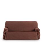 Housse de canap 2 places avec des rubans orange 140 - 180 cm