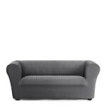 Housse de canap 3 places chester / klippan gris fonc 180 * 230 cm