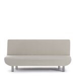 Housse de canap 3 places clic clac extensible lin 180 200 cm