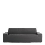 Housse de canap 3 places extensible gris fonc 180 * 260 cm