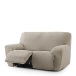 Housse de canap 3 places relax extensible taupe 200 - 260 cm