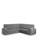 Housse de canap en coin 3 + 1 places taupe 450 cm