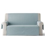 Housse de canap pratique en coton aqua marine 2 places