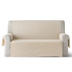 Housse de canap pratique en coton cru 4 places