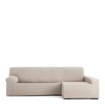 Housse de canap en l droite lin 250 * 360 cm