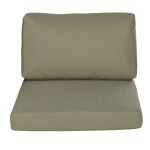 Housse de canapé professionnelle en tissu recyclé vert kaki Housse de canapé professionnelle en tissu recyclé vert kaki