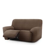 Housse de canap relax extensible 2 places marron 150 * 200 cm