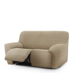 Housse de canap� relax extensible 3 places x 2 beige 200 * 260 cm